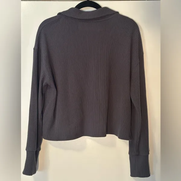Abercrombie and Fitch soft A&F cozy half zip pullover size small - Image 2