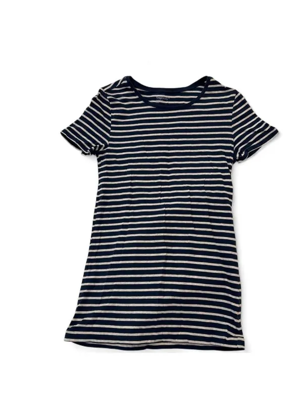 Gap Body cotton navy and white striped t-shirt, vintage Cotton See photos for me - Image 2