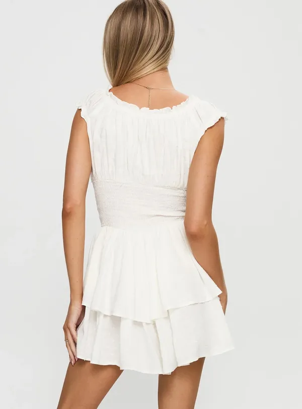 The Love Galore Princess Polly Romper White - Image 4