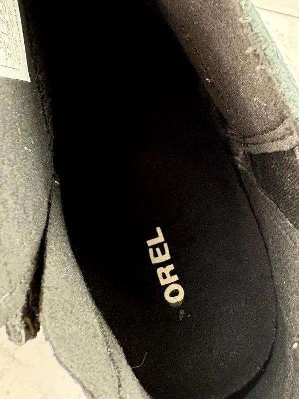 Sorel Joan of Arctic Wedge II Chelsea Boots Women’s Size 9.5 Black Suede Leather - Image 13