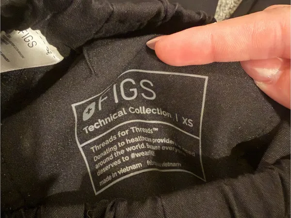 Women's Black Uma Scrub Bottoms - Image 3