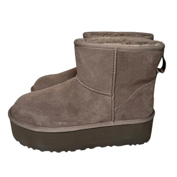 UGG‎ Classic Mini Platform Boots Smoke Plume Women's Size 11 - Image 2