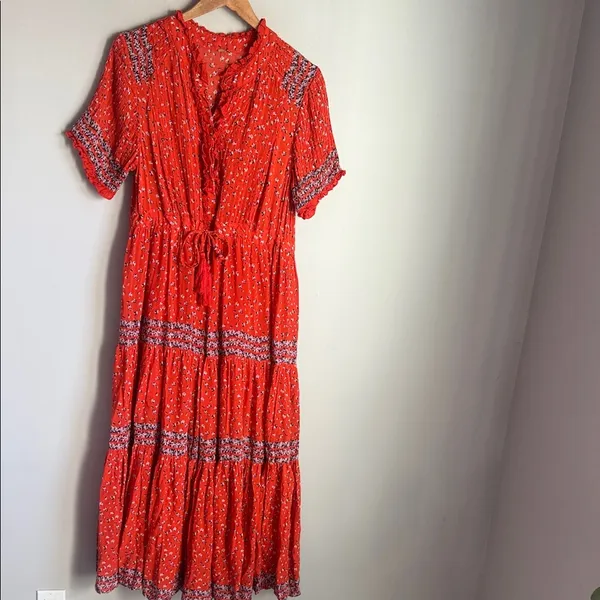 Free people Rare Feeling Printed Maxi Dress - Image 3