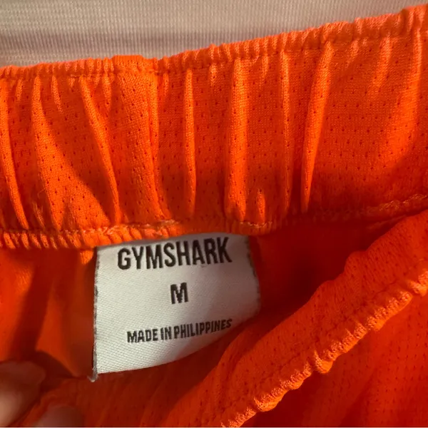 Gymshark Women’s Medium Orange athletic shorts - Image 3