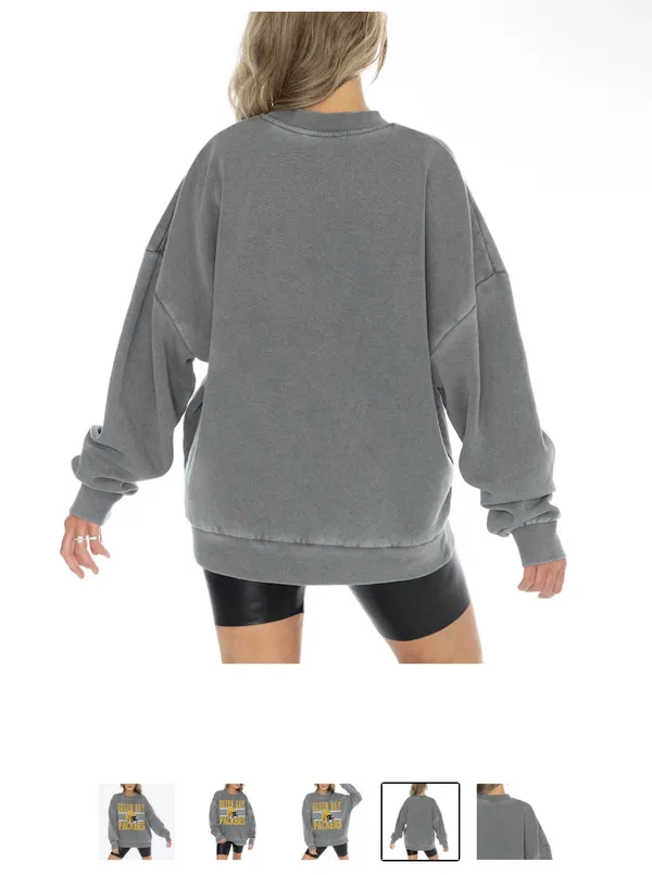 Game day Couture Green Bay Packers Crewneck - Image 3