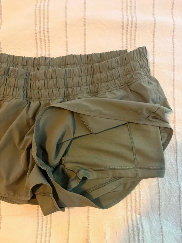 OFFLINE by Aerie olive green shorts  - Image 3