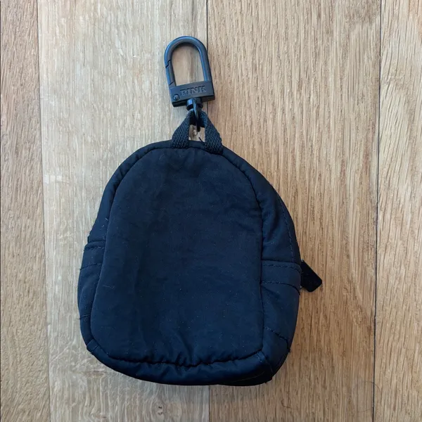 PINK by Victoria’s Secret Bag Charm Miniature Black Backpack Coin Purse - Image 5
