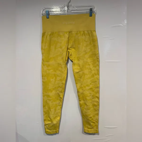 Yellow NVGTN camo Leggings‎ - Image 4