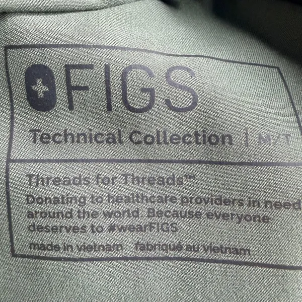 Figs Women's Technical Collection Scrub Pants Size M/T - Image 5