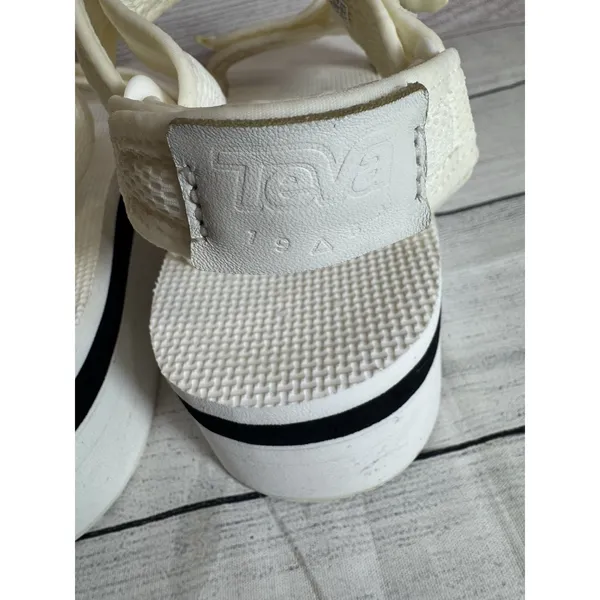 TEVA UNIVERSAL Mesh Brigth WHITE PLATFORM SANDALS SIZE USA  7 - Image 5