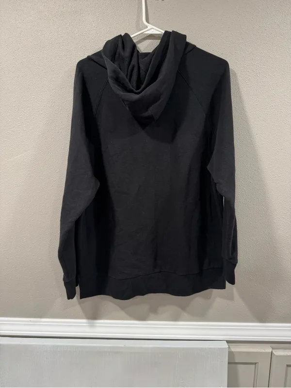 PINK Victoria's Secret Hoodie Black and Gold Sequins - Image 3