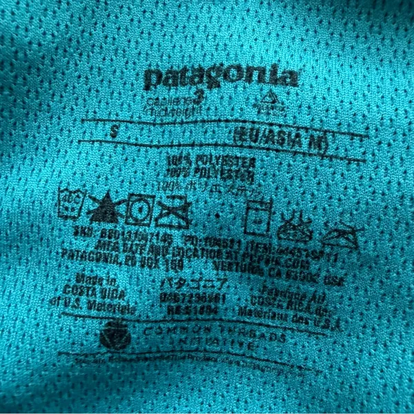 Patagonia Women's Capilene Midweight Zip-Neck Baselayer Top Turquoise S - Image 7