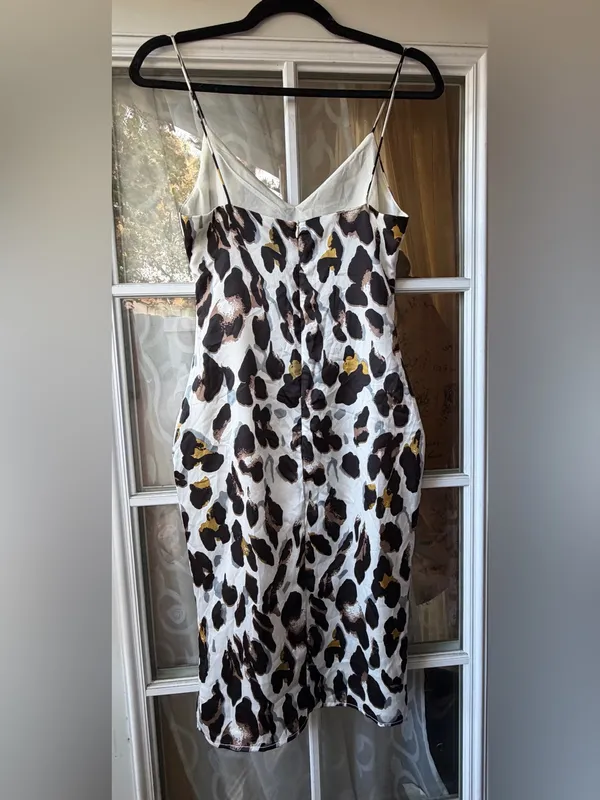 REVOLVE Superdown Women Leopard Print Midi Slip dress Sz XS - Image 5