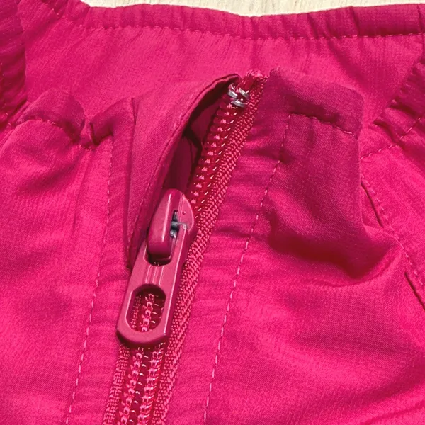 Y2K Adidas Womens Fuchsia Pink Full Zip‎ Windbreaker Track Jacket Size Medium - Image 12