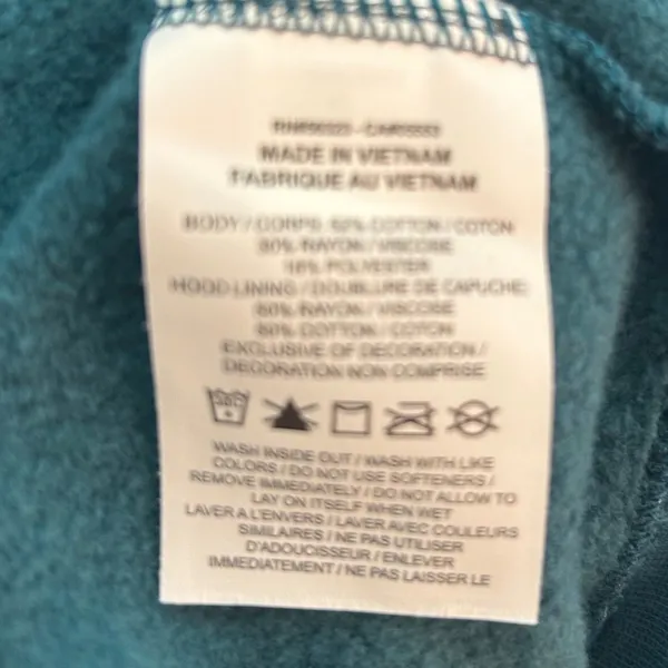 Nike‎ Cowl Neck Hoodie Small Logo Swoosh Fleece Lined Pullover Warm Soft Cozy - Image 9