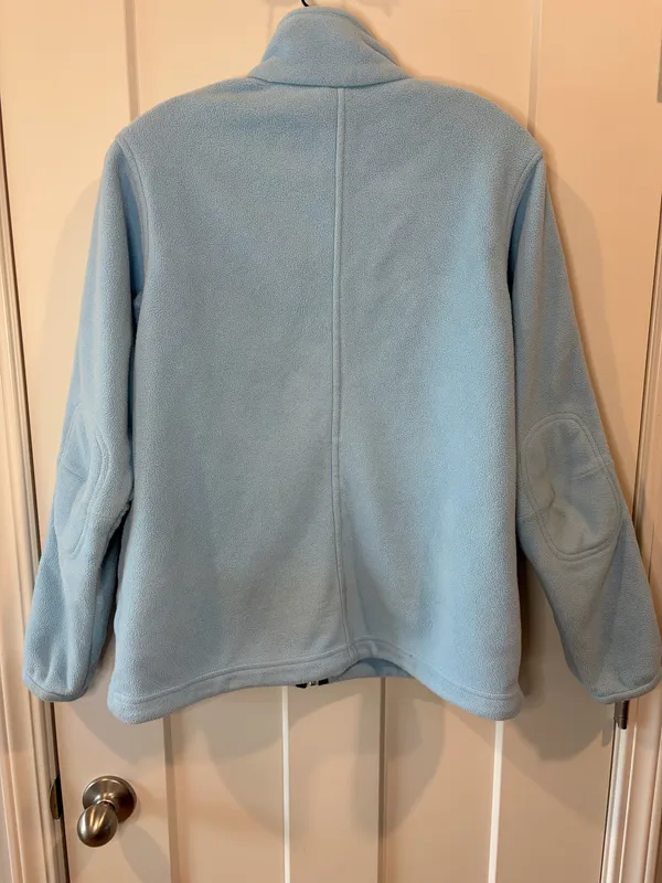 Patagonia Women’s Light Blue Synchilla Full Zip Fleece Jacket - Image 7