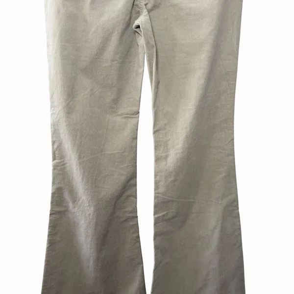 NWT Forever 21 Corduroy Flare Pants‎ Women's Size XL Tan Distressed Y2K Boho - Image 9