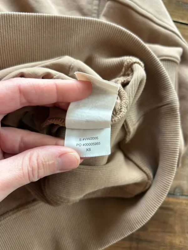 Vuori Sedona Half Zip Fleece Sweatshirt Brown XS - Image 6