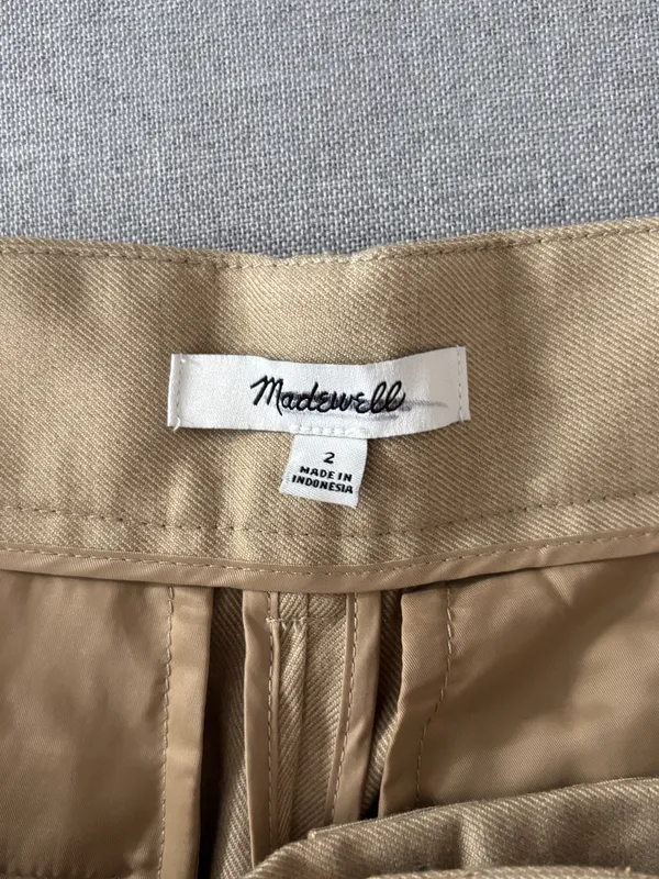 Madewell The Harlow Superwide-Leg Trouser in Brushed Twill - Image 3