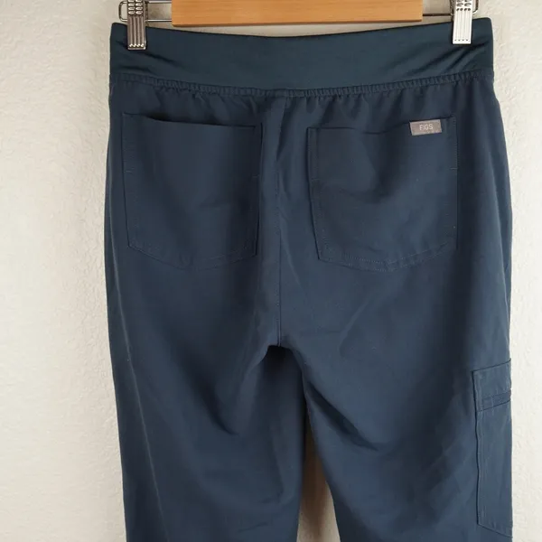 FIGS Zamora Jogger Scrub Pants Womens XS‎ Navy Blue Technical W18SW2005 - Image 5