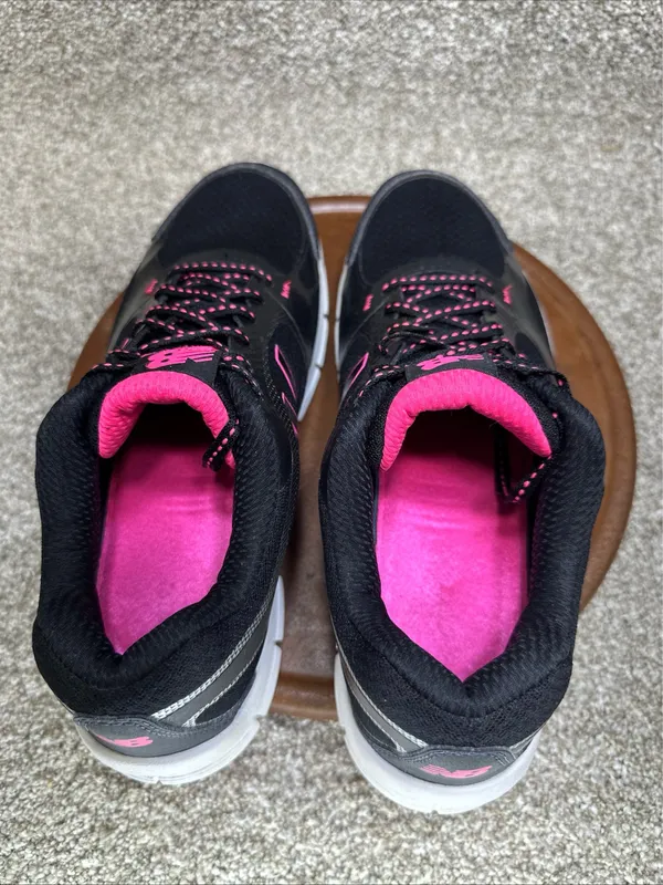 New Balance 543 Woman's Comfort Ride Running Shoe 10B black-pink WE543BB1 - Image 9