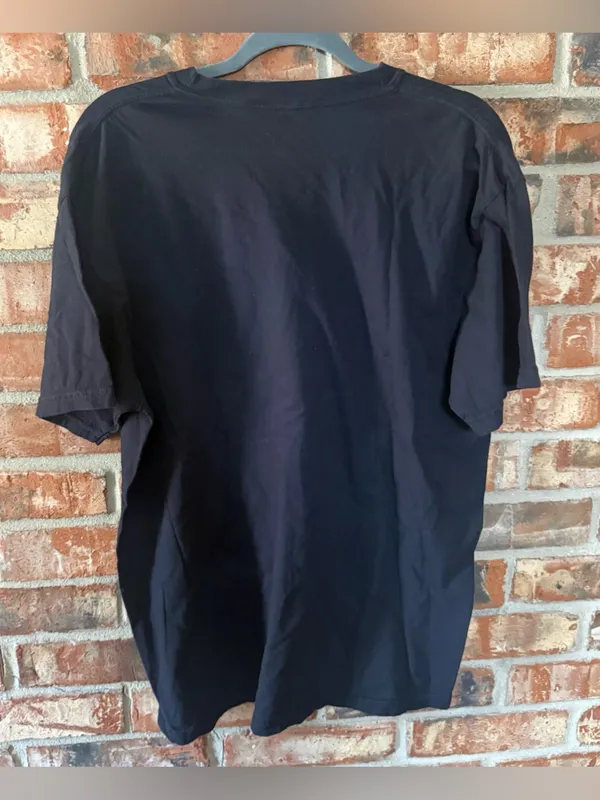 Comfort Colors Black Short Sleeve Tee with Pumpkin Bow Graphic - Image 3
