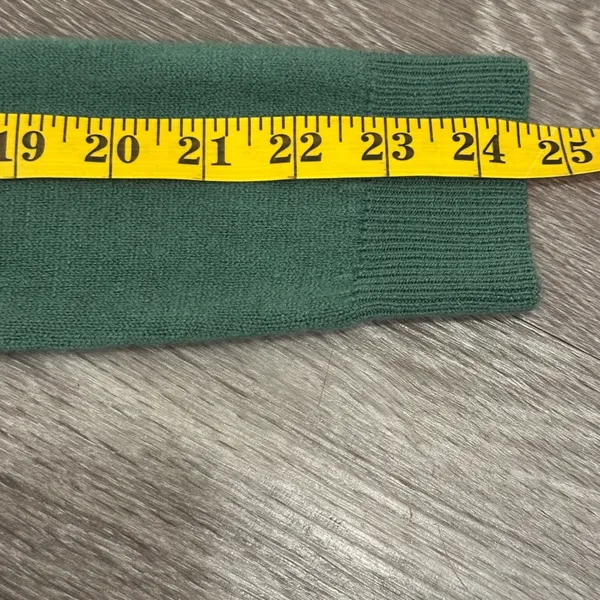Clueless Movie Merch Sage Green Cropped V-Neck Button Front Cardigan Sweater XS - Image 8