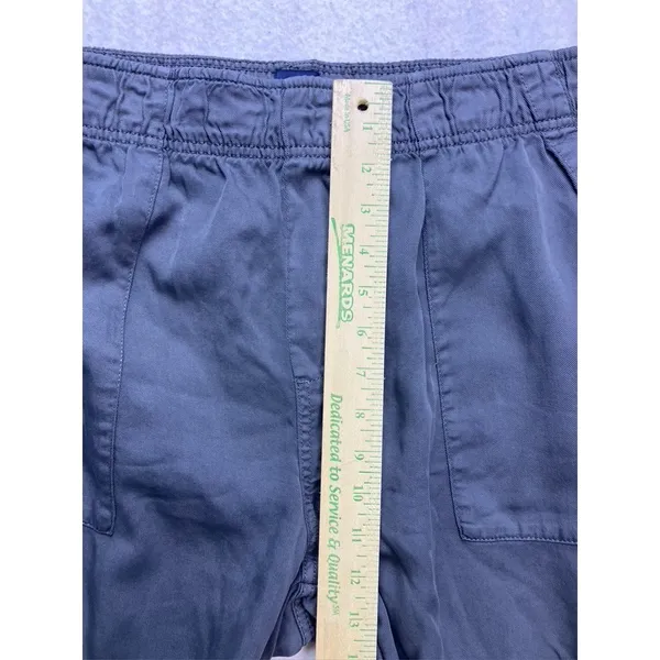 Gap Pants Womens XL Gray NEW‎ Lyocell Elastic Waist Relaxed Utility Trousers - Image 6