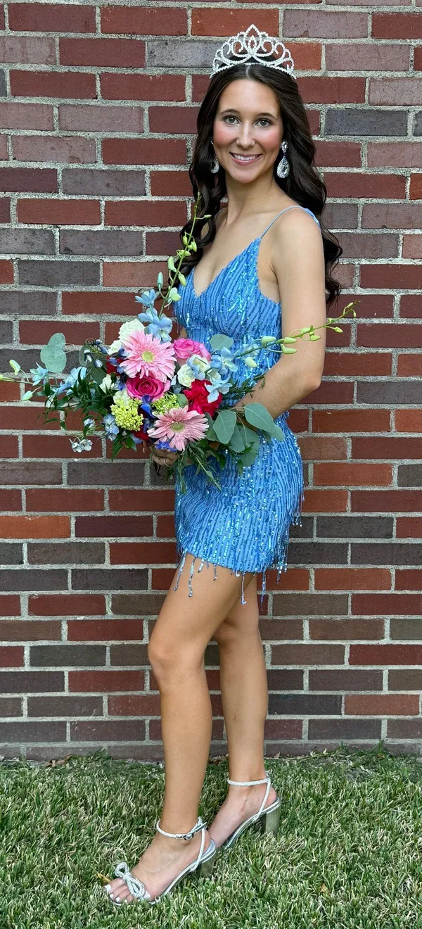 blue mini dress Size 0 - Image 2