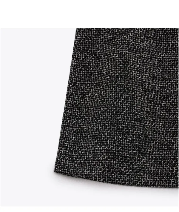 ZARA Tweed Mini Skirt - Image 3