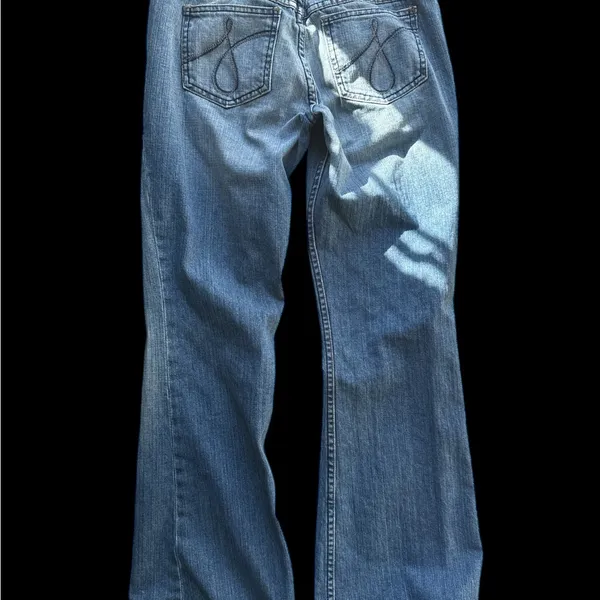 Y2K vintage juicy couture the Frankie denim jeans 28 x 29 J pocket bootcut Jeans - Image 2