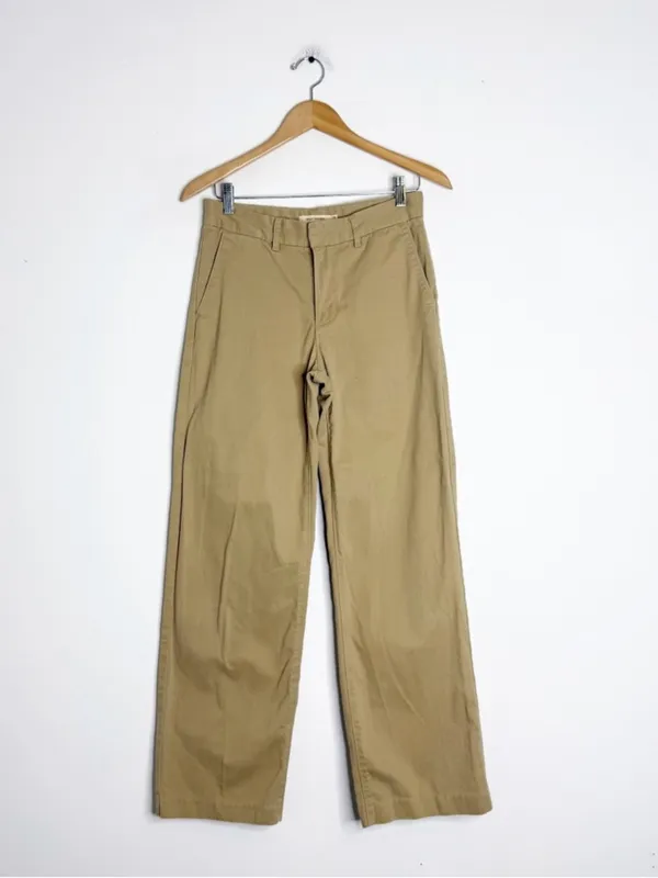 Levi’s Baggy Trousers Tan Size 25 / 0 Wide Leg High Rise Cotton Pants - Image 6