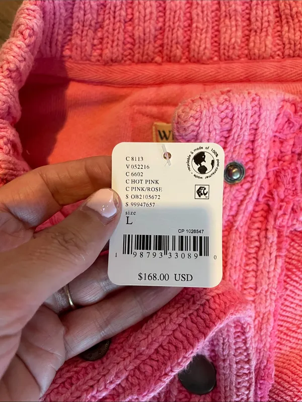 Free People Cute in This Cardi Sweater- size Large - Image 5