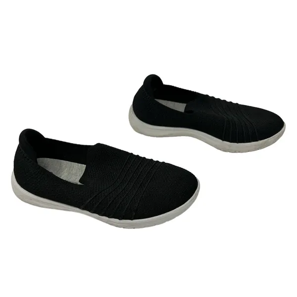 Clarks Size 7.5 Flats‎ Black Cloud Steppers Comfort Shoe Slip On Workwear Ortho - Image 3