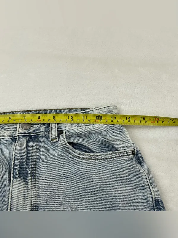 PacSun 90s Boyfriend Light Blue Wash Baggy Straight Leg Denim Jeans Women 26x32 - Image 3