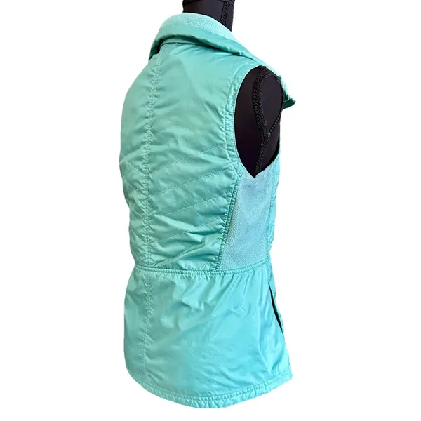 Columbia Mix It Around Vest Womens XS Teal Mint Green Quilted Fleece Omni-Shield - Image 16