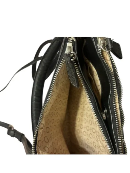 Guess Black Logo Monogram Bag - Image 5