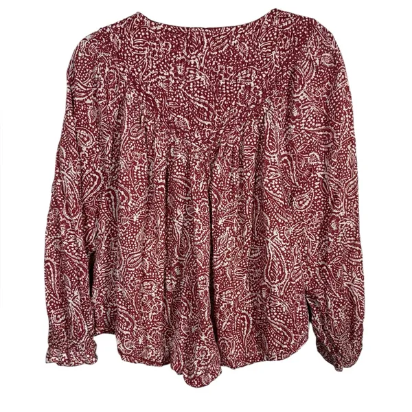 We The Free x Free People Cool Meadow Printed Top Size Medium - Image 4