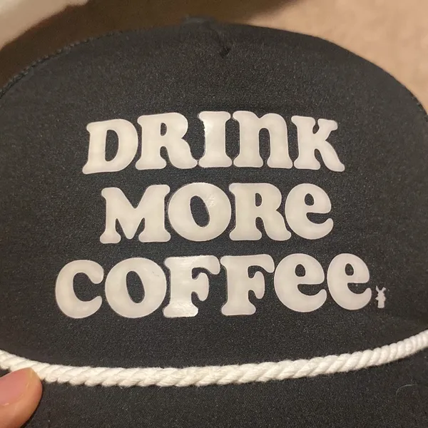 Dutch Bros “Drink More Coffee” Black Trucker Hat - Image 5
