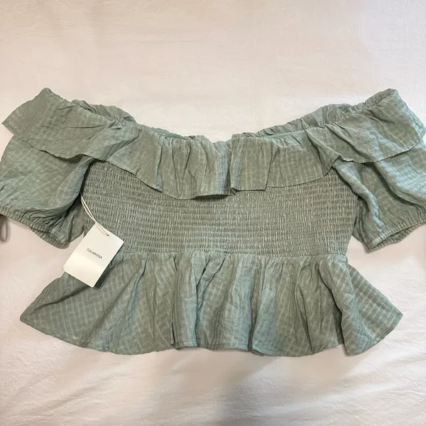 NWT Tularosa Maggie Top in Sage - Image 3