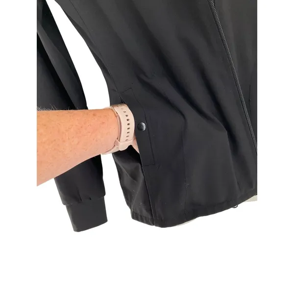 Vince Camuto Womens Black Scrub Jacket & Top Set XS Polyester/Spandex Blend - Image 5
