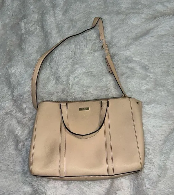 Kate Spade Pale Pink Crossbody / Shoulder / Tote Bag Multi Compartment Bag - Image 2