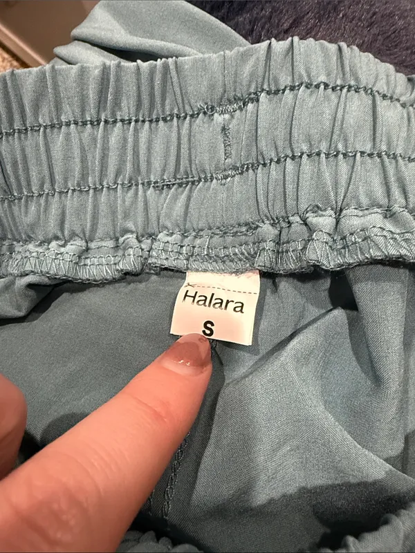 NWOT Halara Blue Breezeful Highwaisted Drawstring Casual Joggers - Image 10