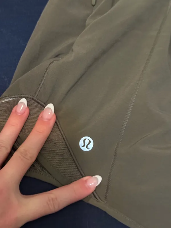 Lululemon Army Green Hotty Hot shorts - Image 7