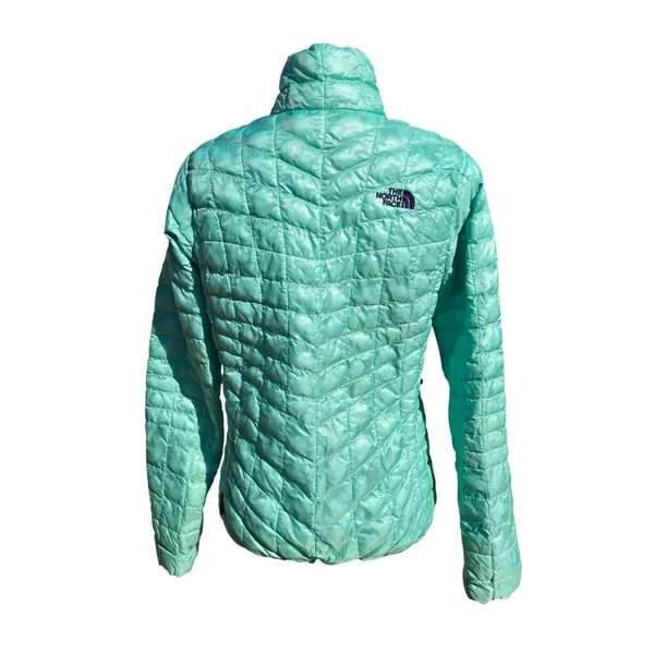 The North Face Womens Thermoball‎ Insulated Jacket Aqua Teal Lightweight Small - Image 6