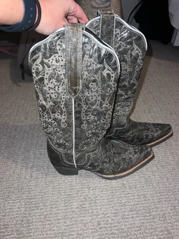 Cowboy boots Black Size 6.5 - Image 3