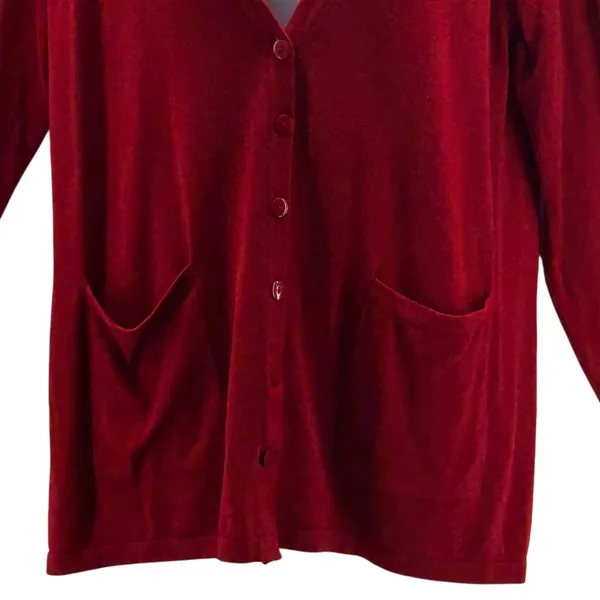 Ulla Popken Cardigan Sweater Red 16‎ Or 18 - Image 6