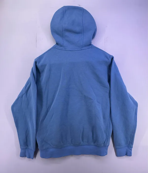 Vintage Nike Light Blue Hoodie Size Medium - Image 10