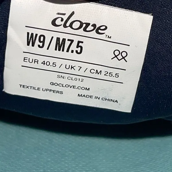 Clove Classic Healthcare Shoes Unisex Mens 7.5 Women’s 9 Aqua Blue - Image 11