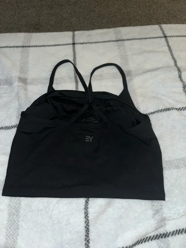 Cropped tank Black Size L - Image 2